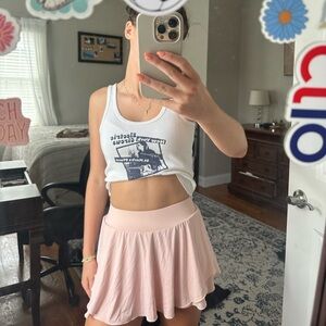 Light Pink Tennis Skirt